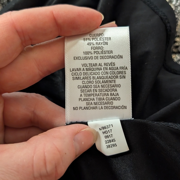 JM Collection Metallic Silver Tunic - Picture 8 of 8